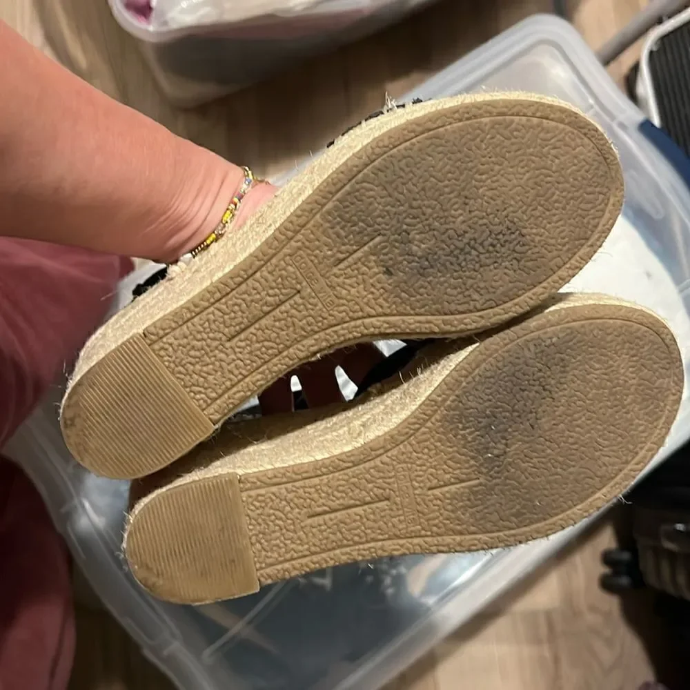 Dolce Vita espadrille wedge sandals